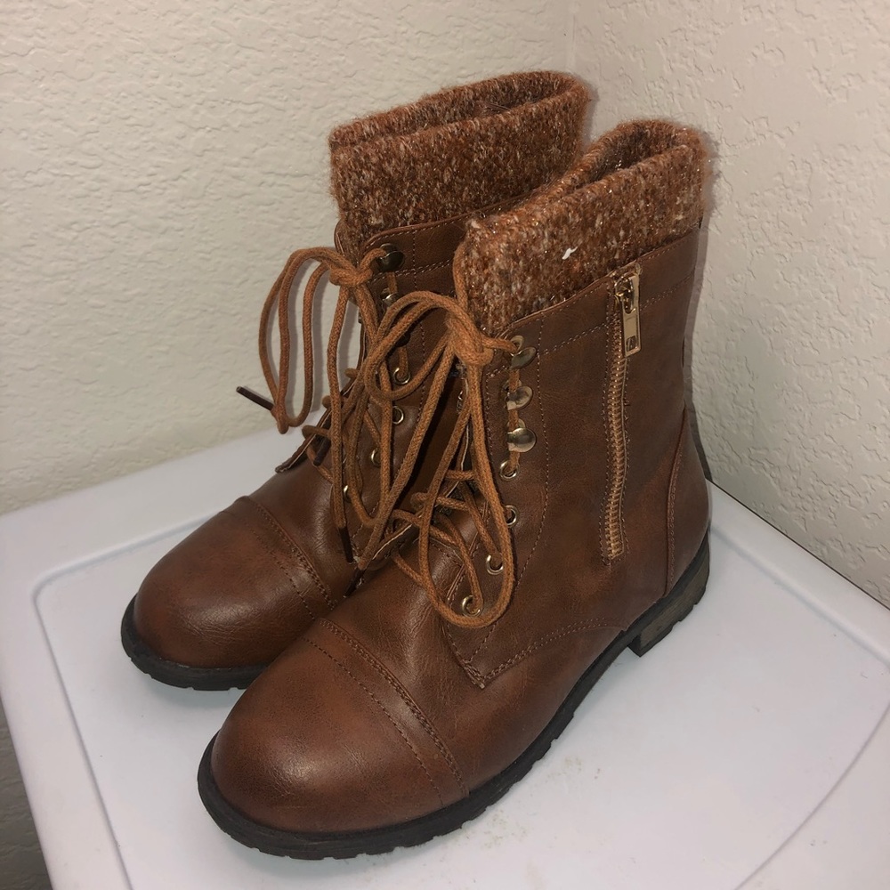Brown children’s boots